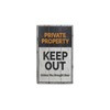 Private Property - HandMade Rustic Wood Sign - 16.5" x