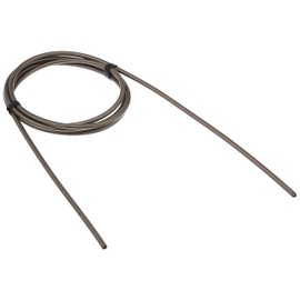 NISSEN CABLE CO.,LTD, Vintage Outerwear, For Brakes, Stainless Steel Round Wire Type, 6.6 ft (2 m) Roll, Clear Black