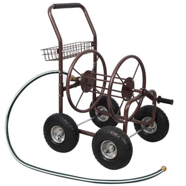 Unbranded Hose Reel Cart 250ft. Heavy Duty Garden Water Yard