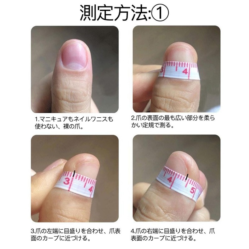 ISHR Nail Tips Feet 24 Pcs Nail Stickers for Feet