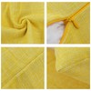 Betadistor Square Cotton Yellow Cushion Covers: Decorative 2 Set Throw
