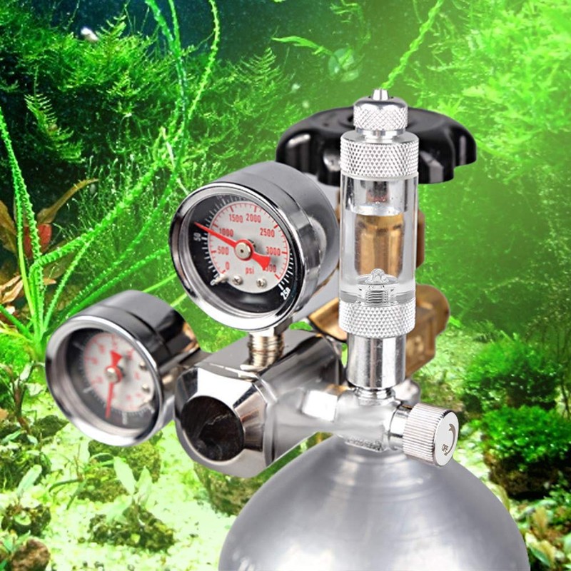 Duokon CO2 Bubble Counter, Needle Valve for Aquarium System, CO2