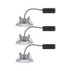 Paulmann 99929 Calla LED recessed luminaire Round Set of 3