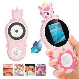 Mini Pocket Microscope for Kids - Handheld Microscope for Toddlers,Little Scientist Digital Microscope,Christmas/Birthday Microscope Toy for 3 4 5 6 7 8 9 10 11 12 Boys Girls