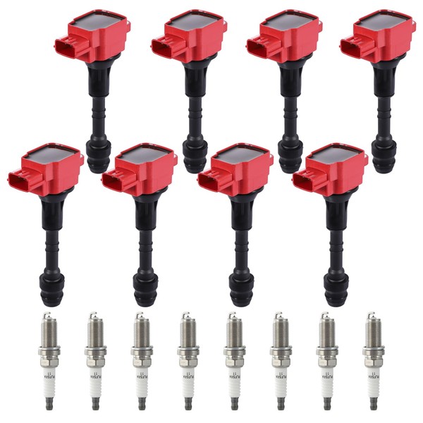 CarBole UF510 E1010 Ignition Coils Spark Plugs Set Replacement for