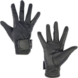 HKM Softshell Riding Gloves Black XL