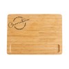 HIC Kitchen Charcuterie Cheese Board, Caramelized Bamboo, Rectangular, 11 x