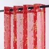 Topfinel Christmas Curtains with Eyelets Semi-Transparent Curtains Modern 145 L
