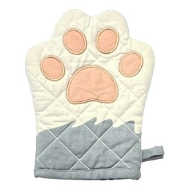 Packable 71504 Mittens, Potholder Approx. 6.7 x 8.7 inches (17 x 22 cm), Paw, Hachiware, Gray