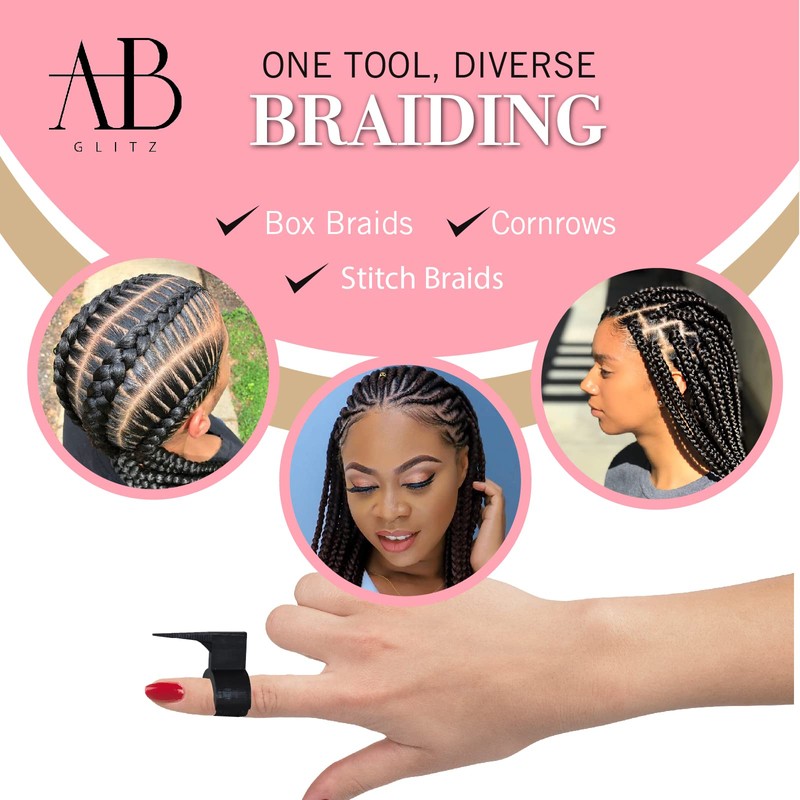 Royalty Headwear The Braid Aid Adjustable Finger Tool - Stitch