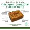 Jabón De Cúrcuma Jengibre Y Árbol De Té Extractos Naturales