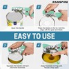 Rainspire Can Opener Manual Handheld Strong Manual Can Opener Smooth