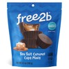 Free2b Sea Salt Caramel Mini Cups, Safe for School and
