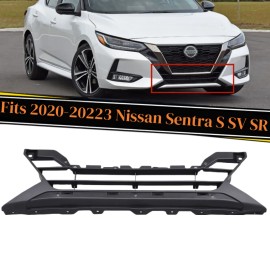 YLT Auto For Nissan Sentra S SV SR 2020 2021 2022 Front Bumper Lower Grill Assembly Black