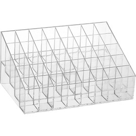LznYi Lipstick Holder, 40 Slots Acrylic Lipstick Holder Organizer Case Display Cosmetic Makeup Organizer Lipstick, Storage Display Case for Lip Gloss, Lipstick Tubes