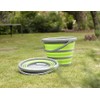 Spear & Jackson BUCKETG Collapsible 10 Litre Bucket in Green