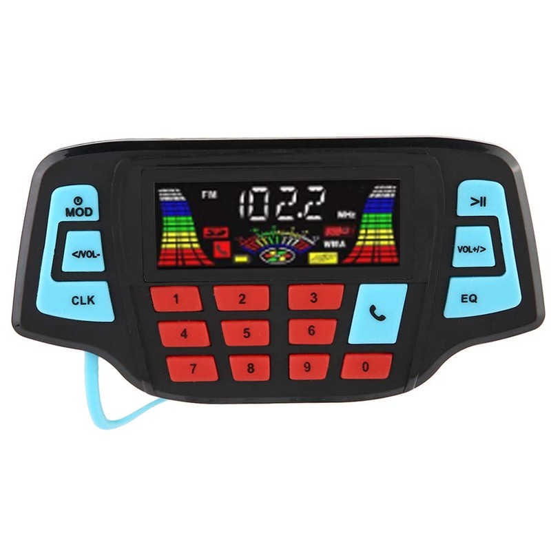 Aramox MP3 Player, Motorcycle BT MP3 Player Audio Stereo Speaker