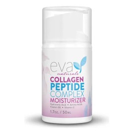 Crema Hidratante Facial Eva Naturals con Péptidos y Colágeno Antiarrugas
