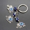 BESPORTBLE Blue Evil Eye Keyring Blue Eye Elephant Turkish Lucky