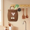 Ｂｅｓｇａ Small Basket Organizer Rustic Storage Basket Woven Basket Wall