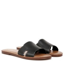 Franco Sarto Women's Romana Slide Sandal, Black, 9.5