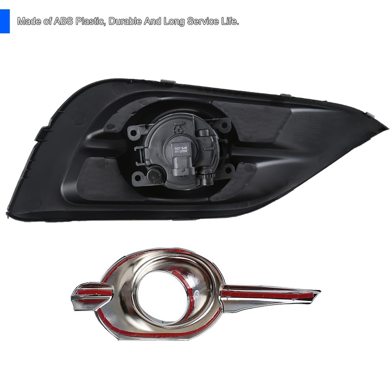 Spec-D Tuning Clear Lens Fog Lights + H11 Bulbs +