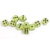SmartDealsPro D6 Six Sided Glow in The Dark Dice Die