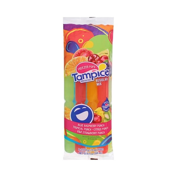 Tampico, Freezer Pops, 8 Count