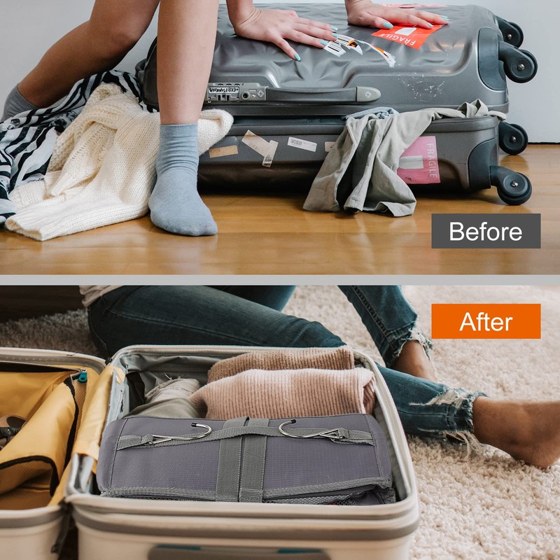 TABITORA Hanging Storage Bag, Storage Box, Travel Pouch, Travel Goods,
