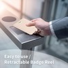 ekax ID Card Holder, Name Holder, Vertical Type, Built-in IC