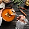 KEAWELL Gorgeous Round Soup Spoon, Set of 4, 18/10 Stainless