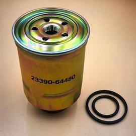 Compass-Yang 23390-64480 Diesel Fuel Filter Element Fits Toyota 1HZ 2L 3L 5L 1KZTE 14B 15B,Replaces FF5159 2330364020 6734716120 HHV00-5192-0 2339064480 P550385 WIX 33138
