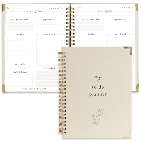 Simplified To Do List Notebook - Aesthetic Daily Planner to