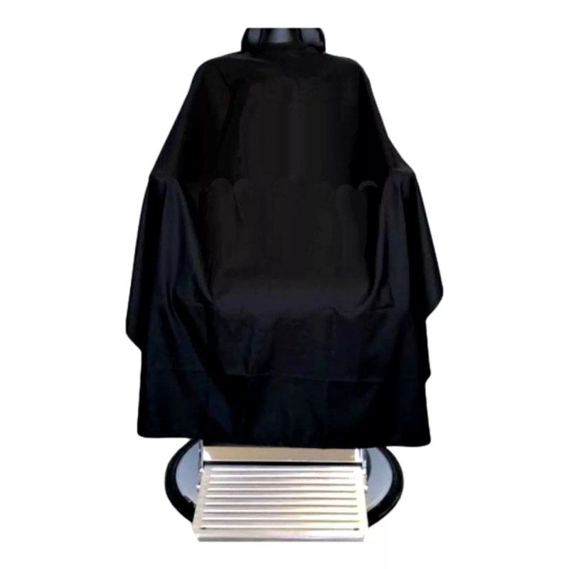 4 Capa De Corte Negra Para Cabello Nylon Repelente Barber