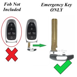Bartolete Keys  Remote Fob Emergency Key For Hyundai Sonata Tucson Palisade Santa Fe Cruz Nexo
