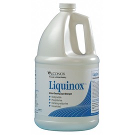 Alconox 1201 Liquinox Anionic Critical Cleaning Liquid Detergent, 8.5pH, 1:100 Dilution Ratio, 1 Gallon Plastic Bottle