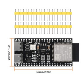 AITRIP ESP32 S3 DevKitC 1 N16R8 ESP32 S3 WROOM1 N16R8 Development Board WiFi Bluetooth 5.0 Mesh Development Board Pack of 2