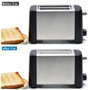 Cabilock Silicone Toaster Cover Toaster Top Protective Cover Grey Bread