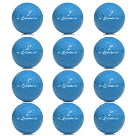 ZNLAKU Golf Balls High Visibility Color Golf Ball 2-Piece Construction for Distance & Spin Control Super Blue