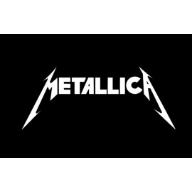 Oracal Metallica Logo Decal for Car Sticker for Laptop  Thrash Metal