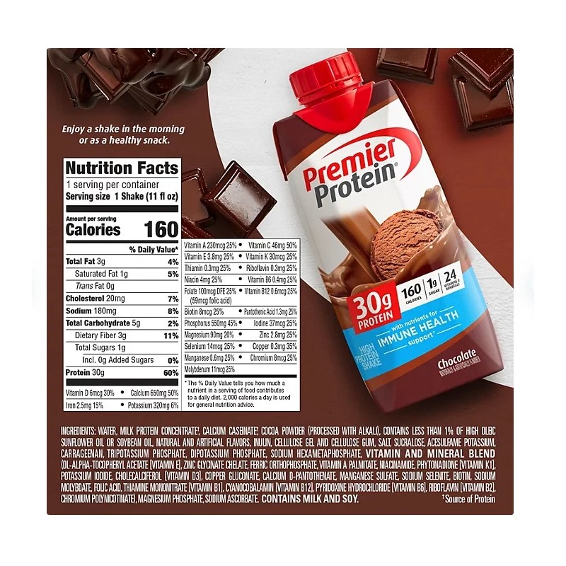 Premier Protein 30g High Protein Shake, 11 fl. oz., 15