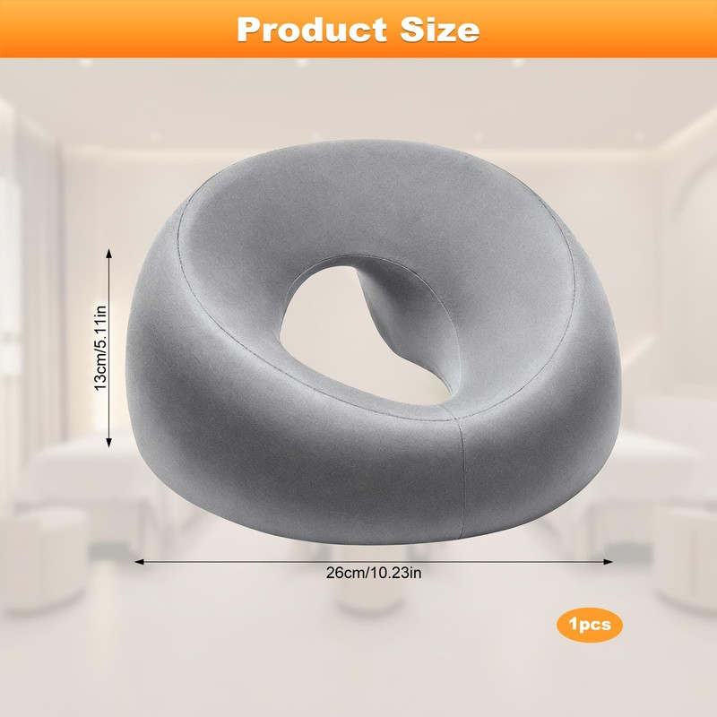 Vrexziy Massage Headrest for the Bed, Face Down Pillow, Ergonomic