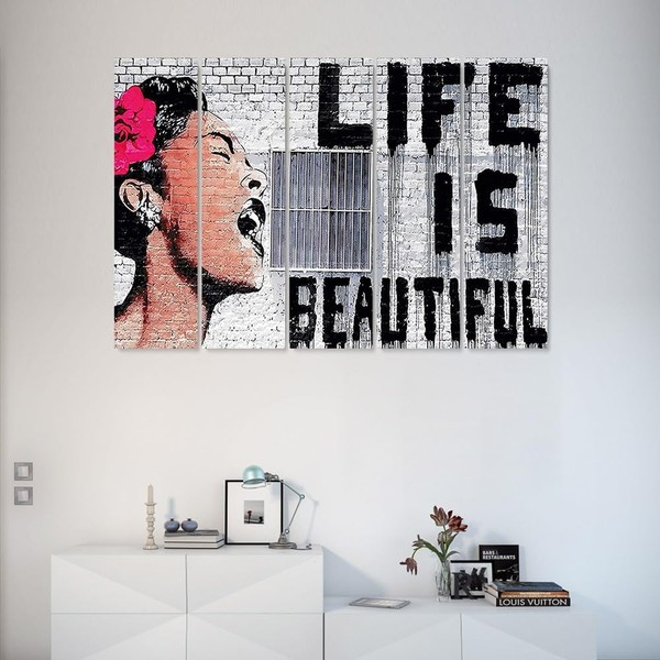 Life is Beautiful - Banksy (5 Pieces Mega)