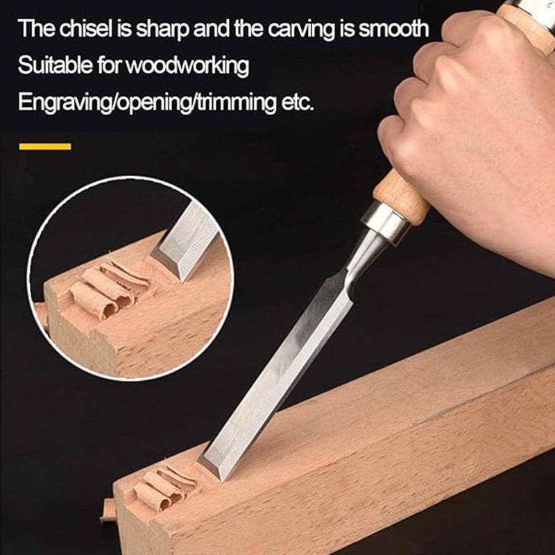 Generico 32mm Wood Chisel with Flat Blade in High Quality