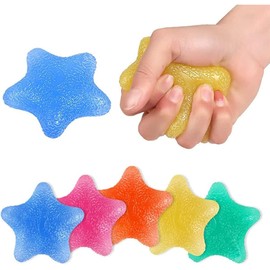 Soft Grip Ball, Hand Grip Training Set, Hand Grip, Rehabilitation Ball, Palm Grip Recovery, Stress Relief, Grip Trainer, 5 Levels of Firmness, Power Grip, Exercise Ball, Strength Trainer, Elderly,