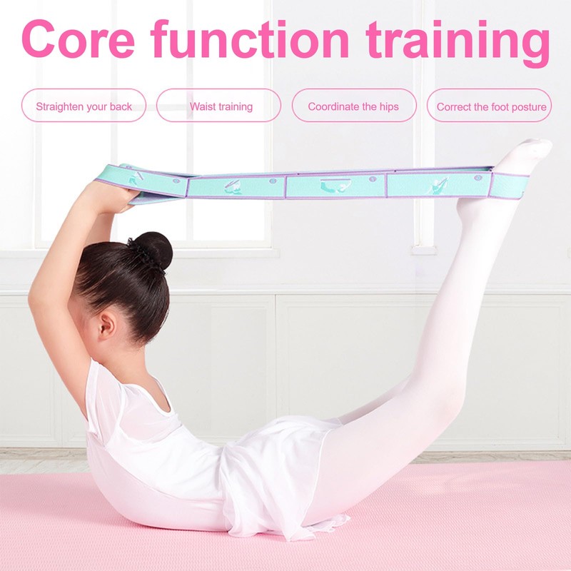 Pack of 2 Yoga Stretching Band, Stretch Band with 8