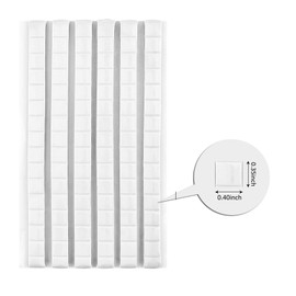 24 Pieces Sticky Tack, Wall Adhesive, Removable and Reusable Mounting Putty for Wall Hanging Pictures, Poster, Museum (24, White)