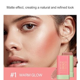 Varita de Belleza para Rubor, Barra en Crema con Color Mezclable para Ojos, Labios y Mejillas, Tinte de Labios