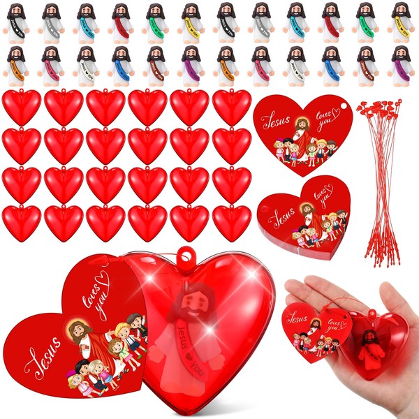 Bememo 24 Pcs Easter Party Favors Filled Heart Box Original