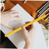 Gatuida 5Pcs Magnetic Plastic Ruler for Students Multi Function Measuring
